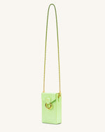 Lola Chain Phone Case - Lime Green Lizard