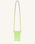 Lola Chain Phone Case - Lime Green Lizard
