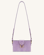 Grace Box Bag - Purple Lizard
