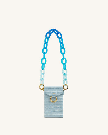 Mya Gradient Acrylic Chain Strap - Blue