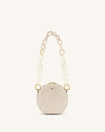 Mya Gradient Acrylic Chain Strap - Ivory