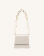 Mya Gradient Acrylic Chain Strap - Ivory