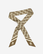 FEI Faux Silk Twill Scarf - Brown