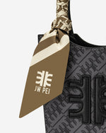 FEI Faux Silk Twill Scarf - Brown