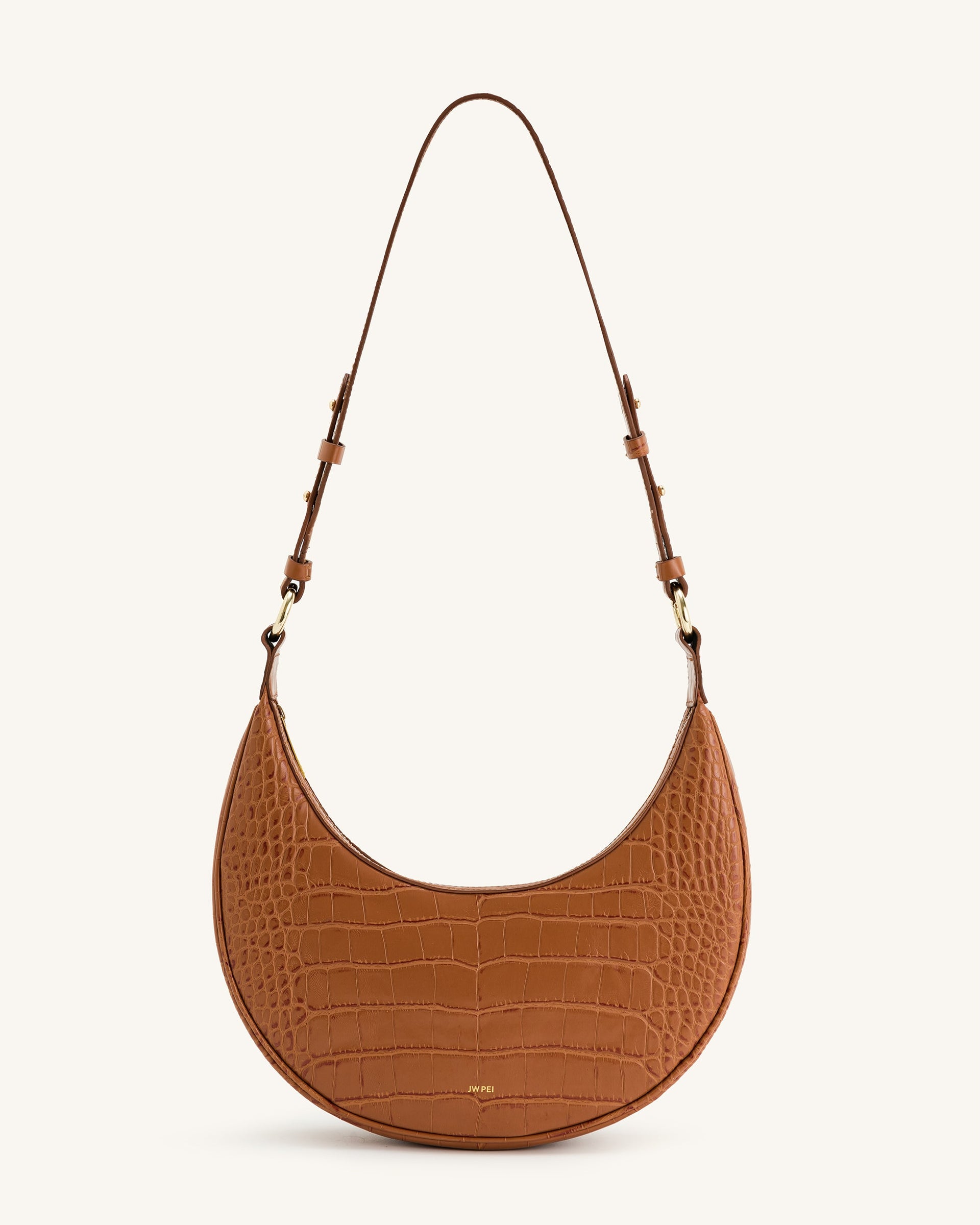 Carly Saddle Bag Acorn Croc