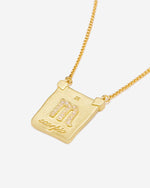 Zodiac Pendant Necklace - 18ct Gold Plated