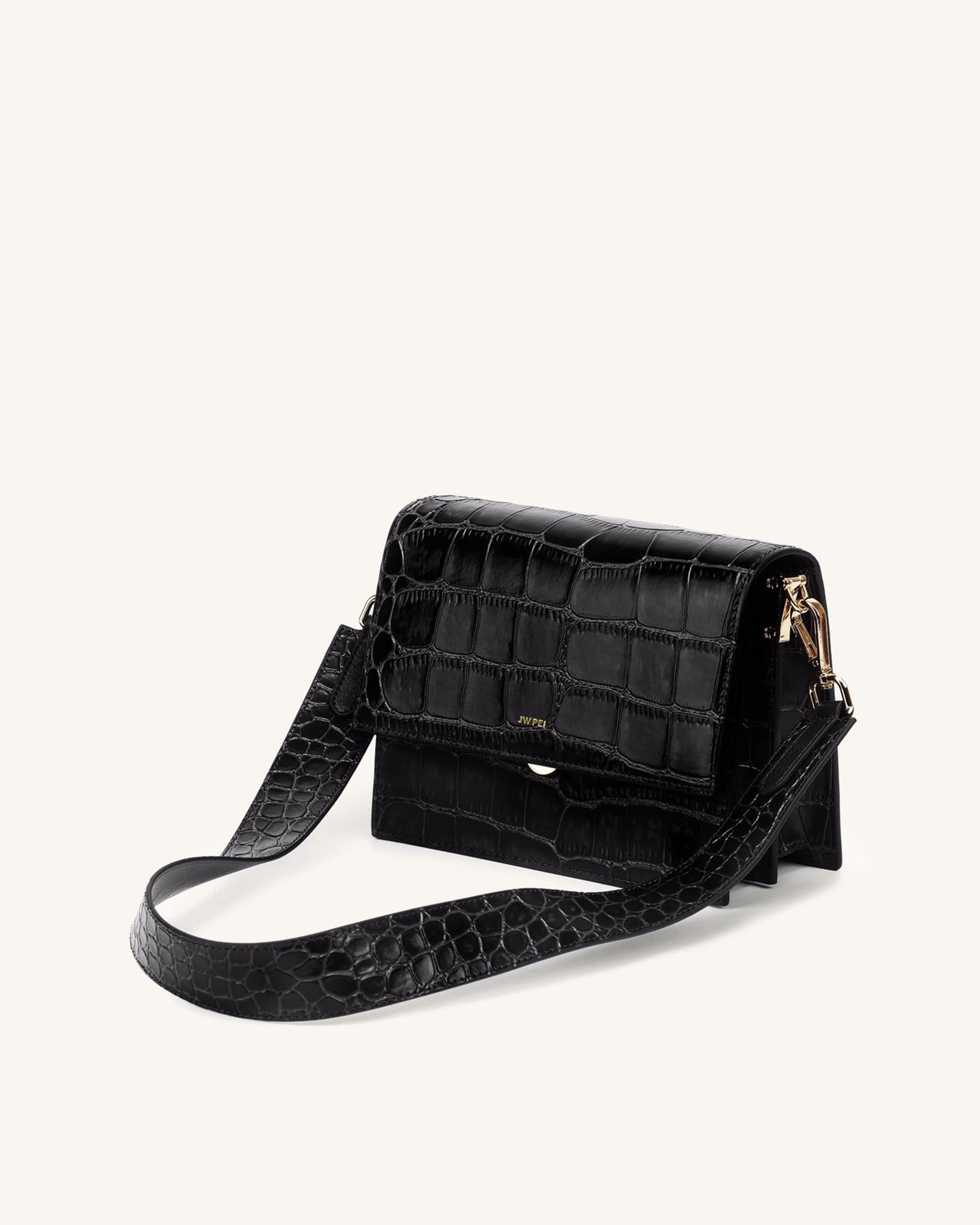 Mini Flap Bag Croc
