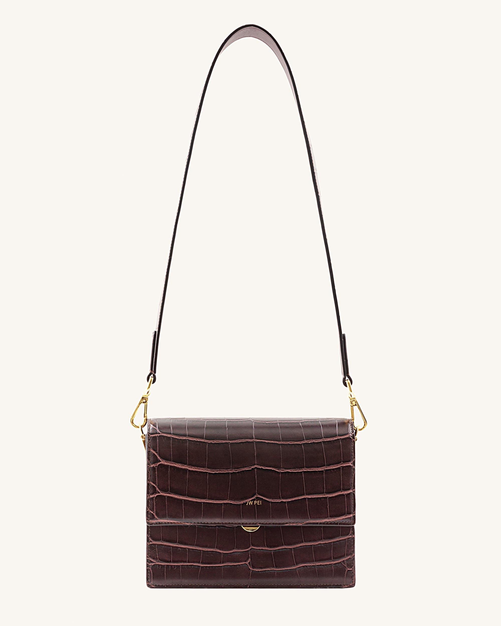 Fashion Mini Flap Bag & Purses - Croc Embossed - JW PEI - JW PEI UK